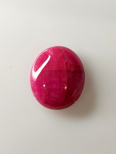 Natural sapphire 9,8ct color enhanced