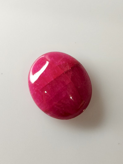 Natural sapphire 9,8ct color enhanced