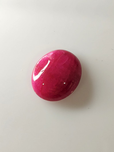Natural sapphire 9,8ct color enhanced