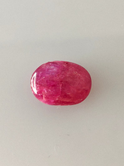 Luonnon safiiri 7,4ct väri käsitelty