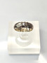 Vintage silver ring with topaz gemstone (size:17,5mm 55 EU)