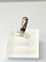 Vintage silver ring with topaz gemstone (size:17,5mm 55 EU)