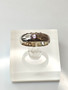 Vintage silver ring with amethyst gemstone (size:17mm 53 EU)