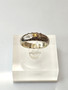 Vintage silver ring with citrine gemstone (size:16,5mm 52 EU)