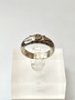 Vintage silver ring with citrine gemstone (size:18mm 56-57 EU)
