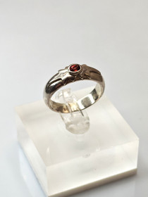 Vintage silver ring with tourmaline (size:16,5mm 52 EU)