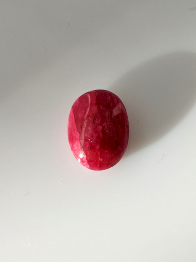 Luonnon safiiri 3,6ct väri käsitelty
