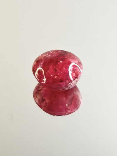 Luonnon safiiri 13,08ct väri käsitelty