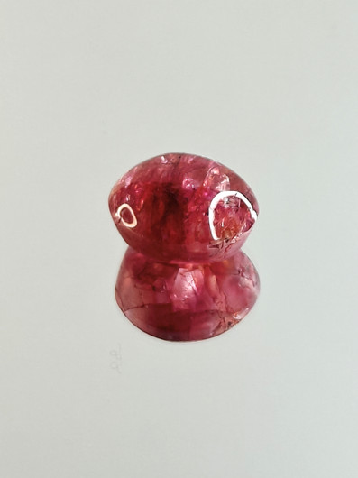 Luonnon safiiri 13,08ct väri käsitelty