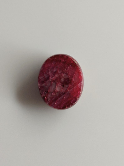 Luonnon safiiri 5,22ct väri käsitelty