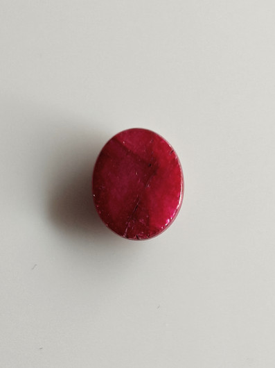 Luonnon safiiri 2,43ct väri käsitelty