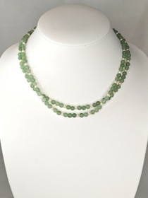 Vintage necklace with pearls and aventurine