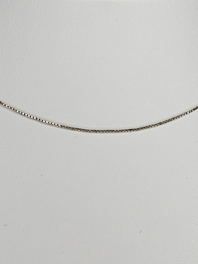 Vintage hopeinen ketju
