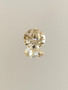 Moissanite round 2,6ct / champagne