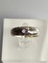 Vintage silver ring with amethyst gemstone (size:17mm 53 EU)