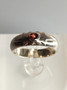 Vintage silver ring with tourmaline (size:16,5mm 52 EU)