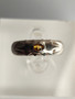 Vintage silver ring with citrine gemstone (size:16,5mm 52 EU)