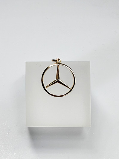 Vintage Mercedes - benz kultainen riipus 