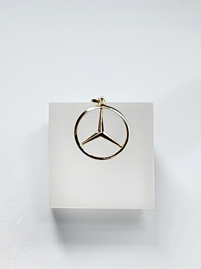 Vintage Mercedes - benz kultainen riipus 