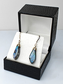 Vintage hopeiset  korvakorut 