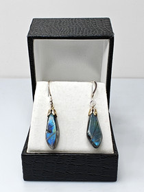 Vintage hopeiset  korvakorut 