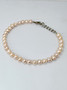 Vintage ankle bracelet with natural pearls