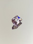 Ametrine multicolour 6.7 ct, emerald