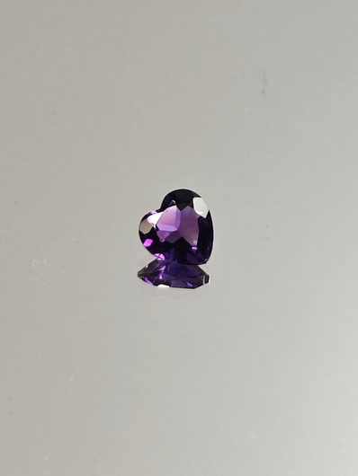 Ametisti 0.5 ct, sydän