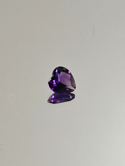 Ametisti 0.5 ct, sydän
