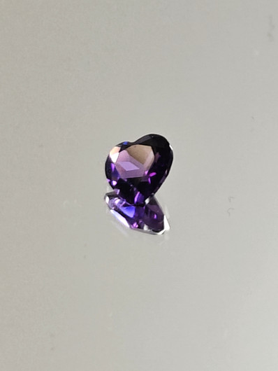 Ametisti 0.5 ct, sydän
