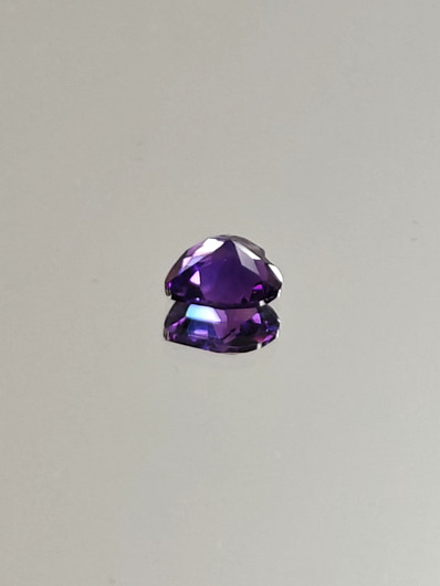 Ametisti 0.5 ct, sydän