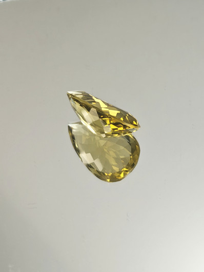 Citriini 19.1 ct, pisara