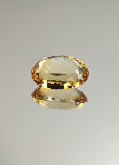 Citriini 24.8 ct, ovaali