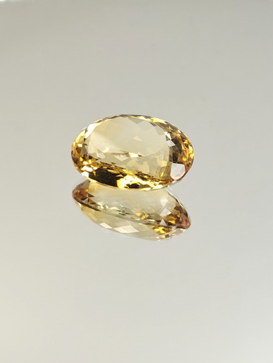Citriini 24.8 ct, ovaali