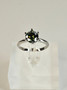 Moissanite 2 ct silver ring