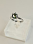 Moissanite 2 ct silver ring