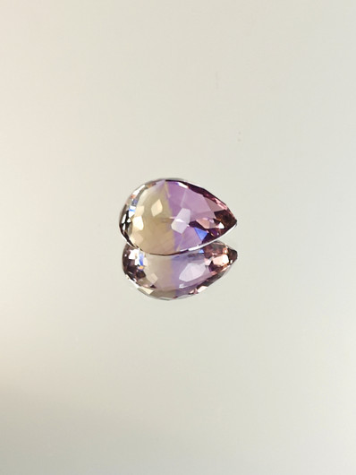 Ametriini monisävyinen 6,1 ct, pisara