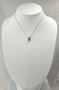 Vintage silver necklace with stone