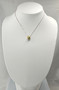 Vintage silver necklace with stone