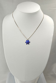 Vintage silver pendant with chain