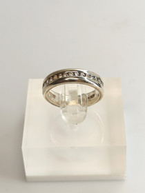 Vintage silver ring with stones