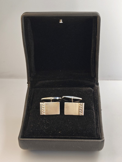 Vintage silver cufflinks 