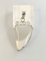 Vintage silver pendant with stone