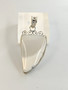Vintage silver pendant with stone