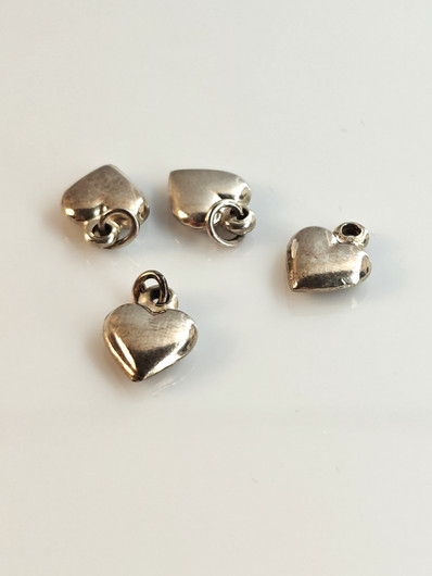 Vintage silver heart pendant