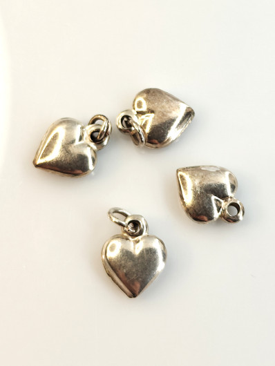 Vintage silver heart pendant