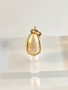 Vintage gold colored sea pearl pendant