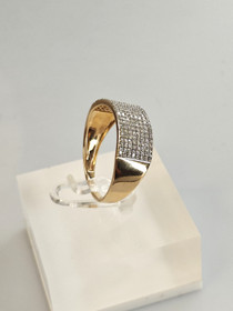 Vintage gold diamonds ring 