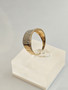 Vintage gold diamonds ring 
