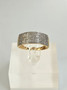 Vintage gold diamonds ring 